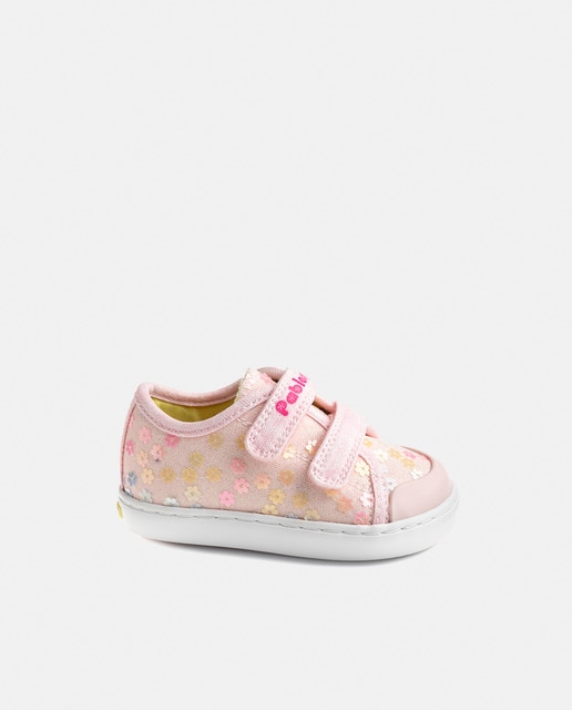 Imagen 0 de Zapatillas de lona de niña con cierre adherente