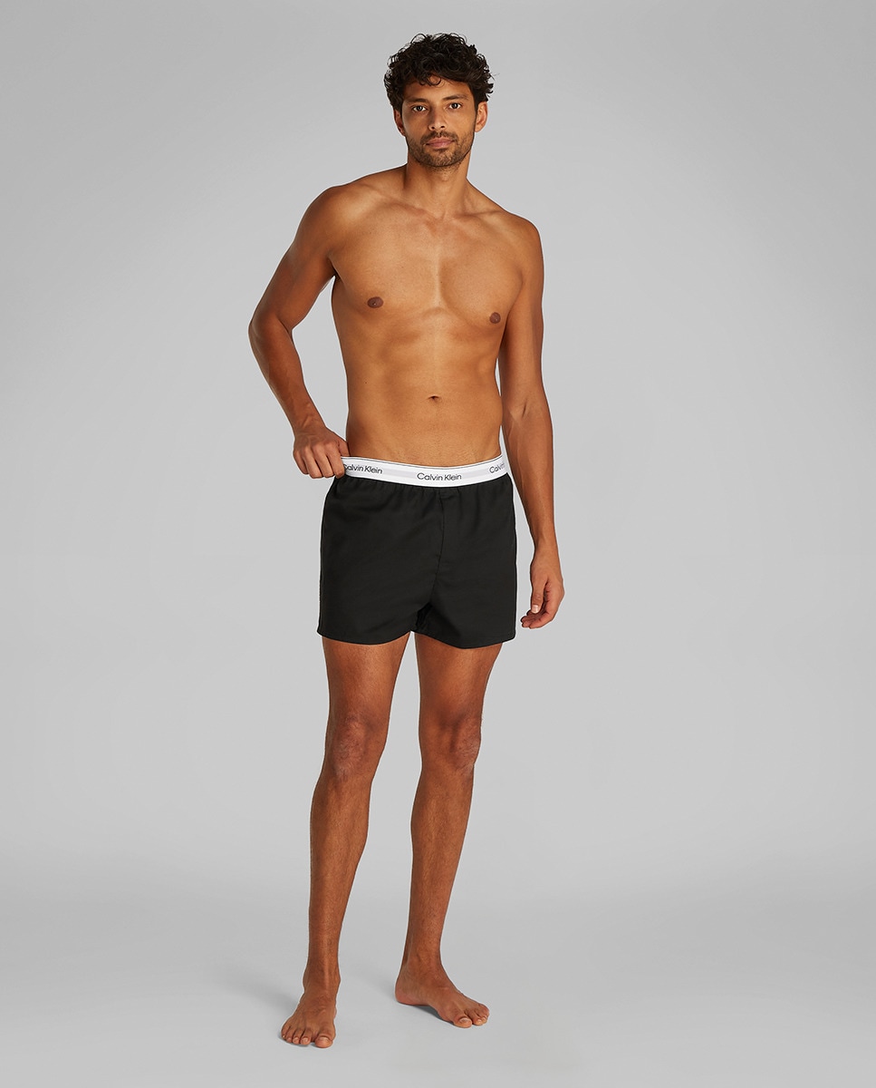 Pack de 3 Boxers Largos Slim - Icon Cotton Stretch Preto-7