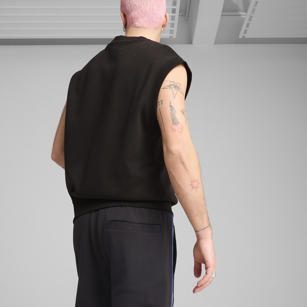 Calças de Homem Future.Archive Relaxed Sweatpants TR cl Preto-2
