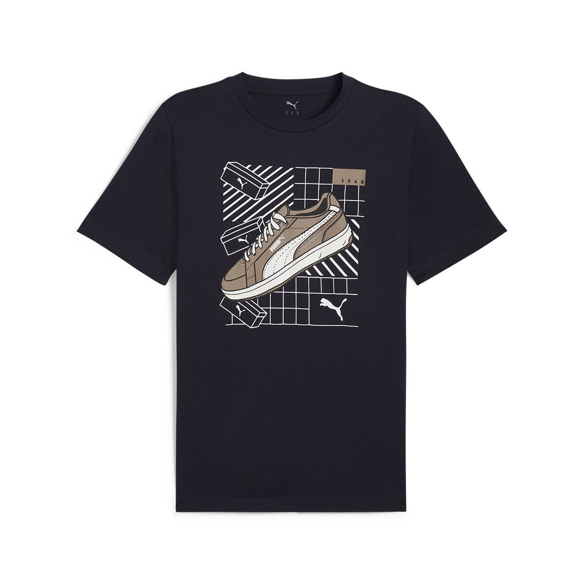 T-shirt de Homem Graphics Sneaker Tee Azul-4