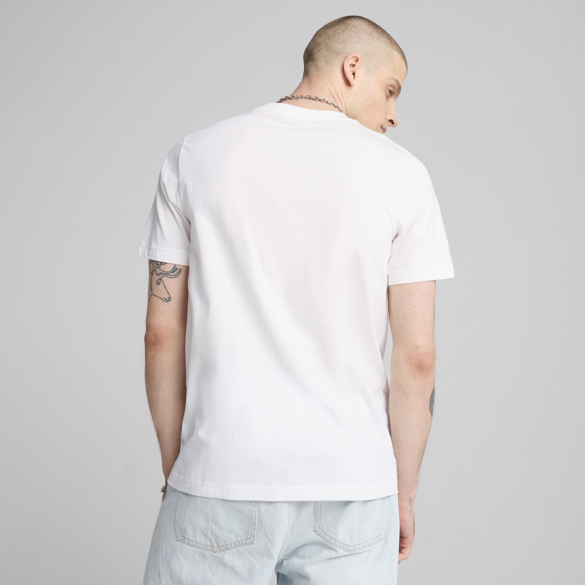T-shirt de Homem Graphics Icon Tee Branco-2