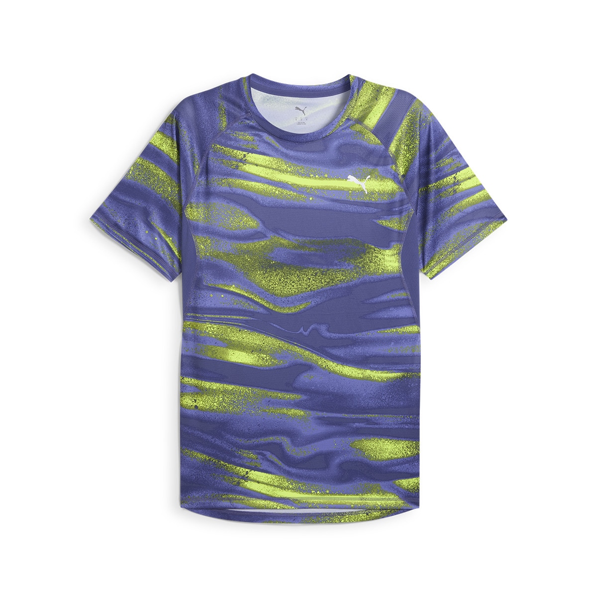 T-shirt de Homem M Run Velocity AOP Tee (Poly) Azul-4