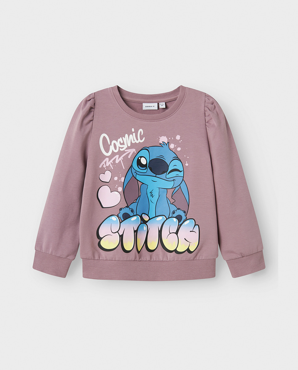 Sweatshirt Lilo e Stitch Rosa-1