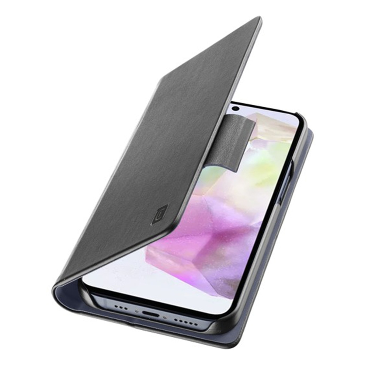 Funda Cellular Line Book 3 para Samsung Galaxy A36 / A56 Negro-1