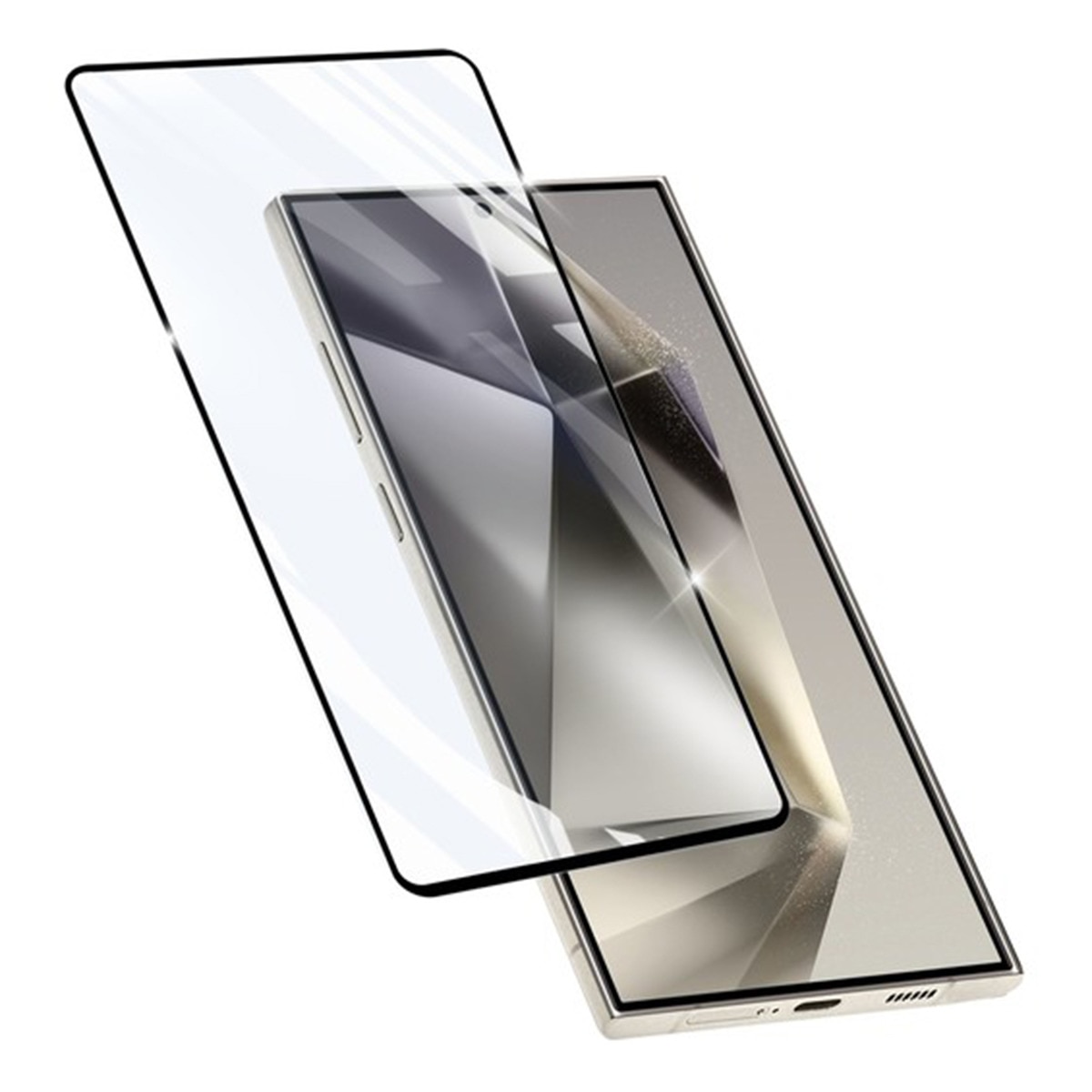 Cristal templado antigolpes Cellularline para Samsung Galaxy S25 Ultra Transparente-1