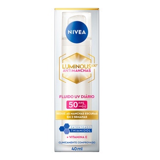 Creme Facial Fluido Tom Médio FP 50 Anti Manchas Cellular Luminous630 embalagem 40 ml - Nivea