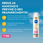 Creme Facial Fluido Tom Médio FP 50 Anti Manchas Cellular Luminous630 embalagem 40 ml