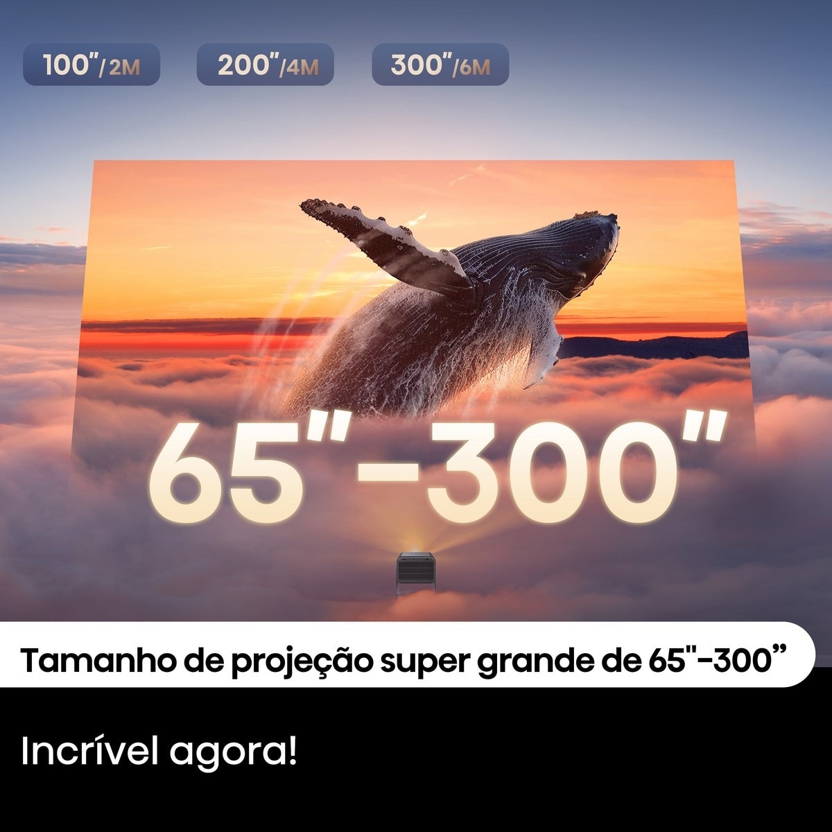 Mini Projetor Laser Hisense C2-ULTRA, UHD 4K, 65" a 300", Dolby Vision, Full HDR, Fonte Laser Trichroma, Concebido para XBOX Cinzento metalizado-4