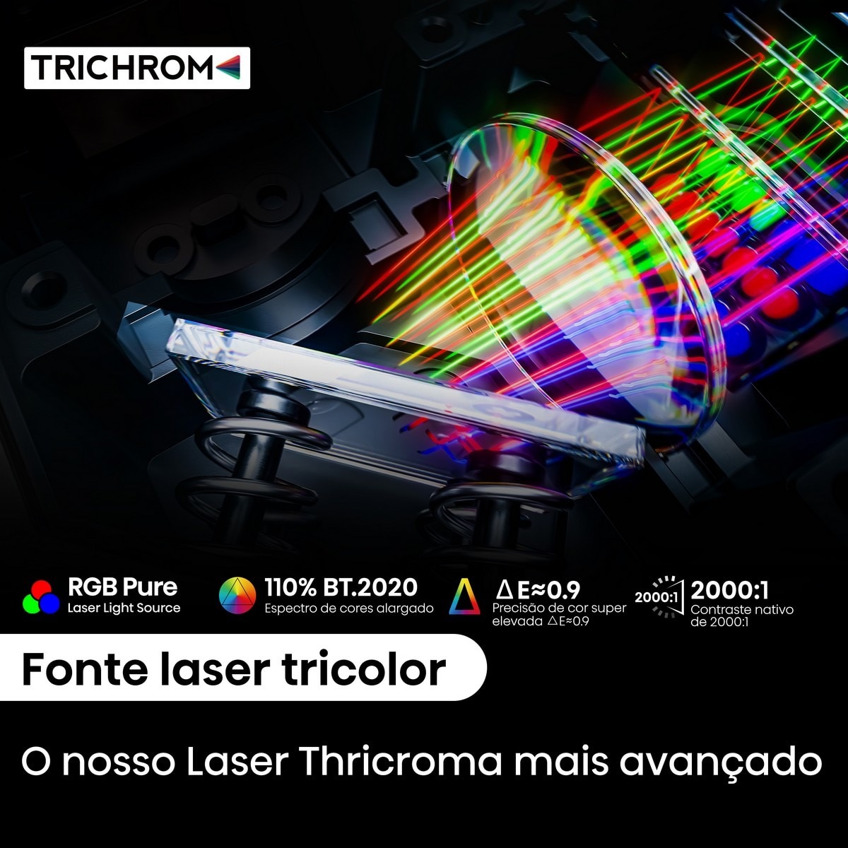 Mini Projetor Laser Hisense C2-ULTRA, UHD 4K, 65" a 300", Dolby Vision, Full HDR, Fonte Laser Trichroma, Concebido para XBOX Cinzento metalizado-6