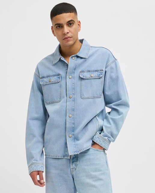 Imagem 0 de Sobrecamisa de Manga Comprida com Bolsos à Frente