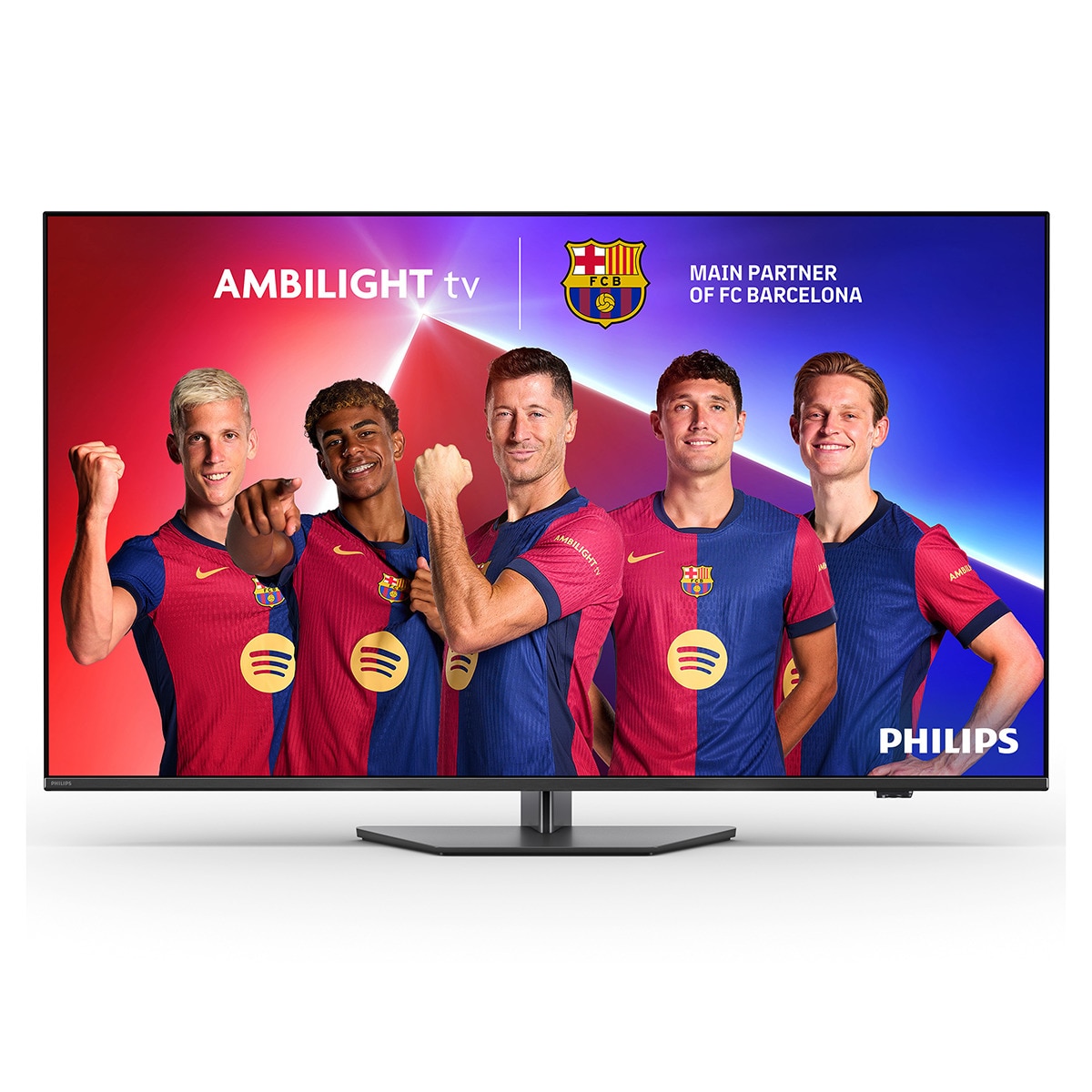 TV LED 164cm (65") Philips Ambilight The One 65PUS8919 UHD 4K, Dolby Vision y Dolby Atmos, Titan OS, Smart TV Gris Antracita-1