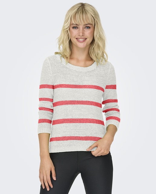 Imagen 0 de Jersey de mujer de manga larga y cuello redondo