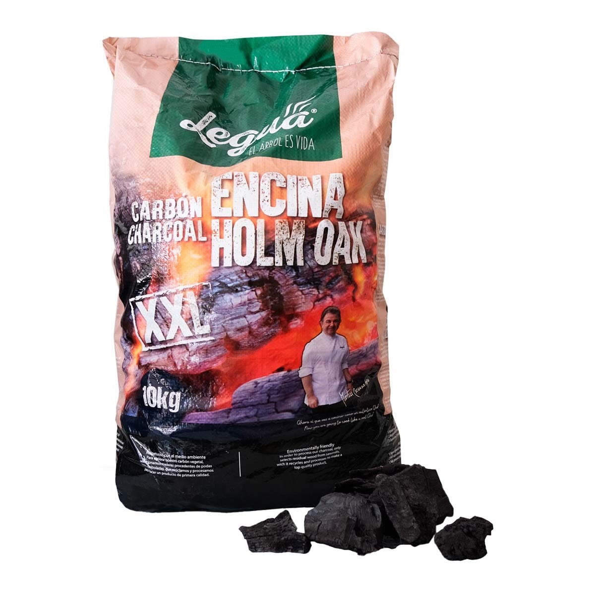 Saco Carbón de Encina Legua 10 kg Negro-1
