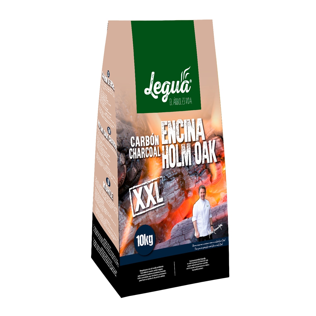 Saco Carbón de Encina Legua 10 kg Negro-2