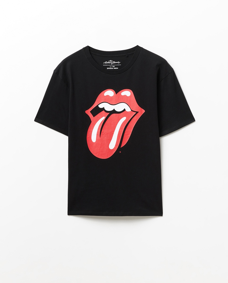 T-shirt Rolling Preto-4