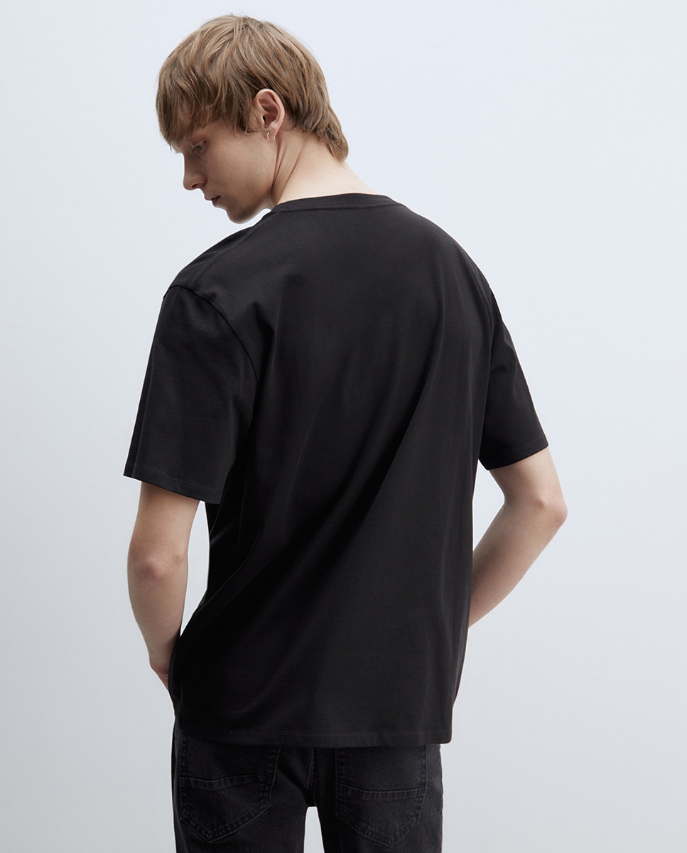T-shirt Rolling Preto-2