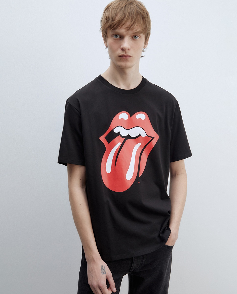 T-shirt Rolling Preto-1