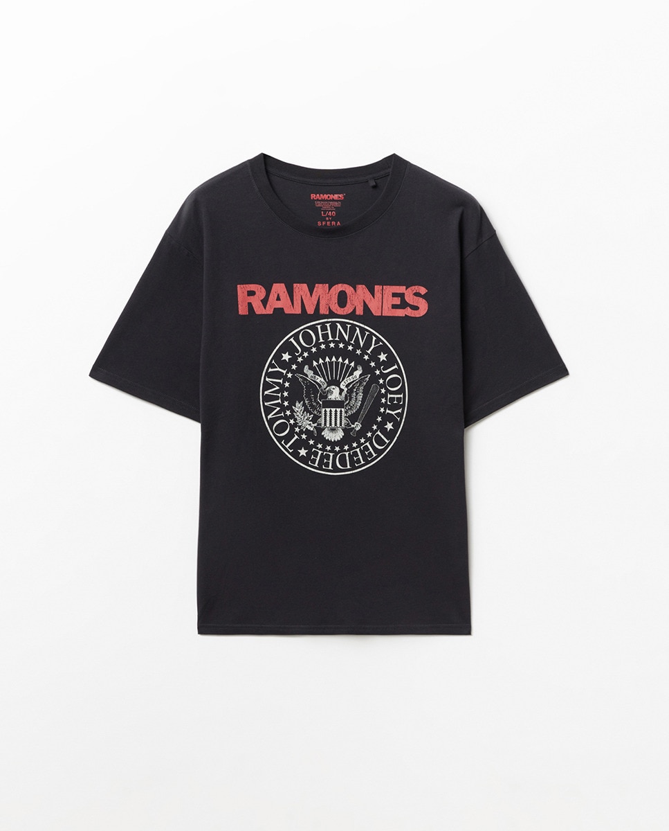 T-shirt Ramones Preto-4