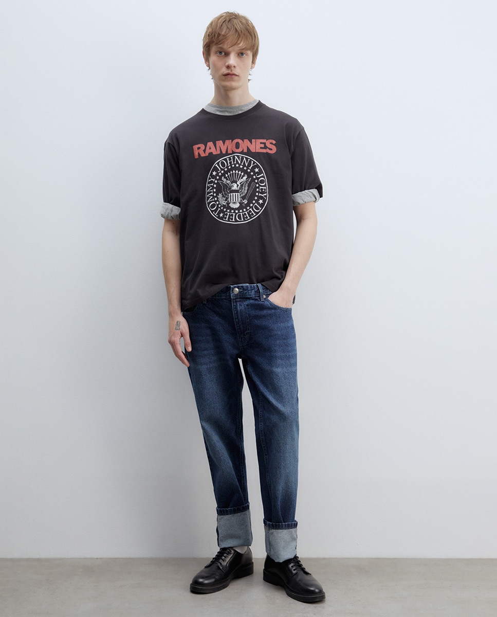 T-shirt Ramones Preto-5