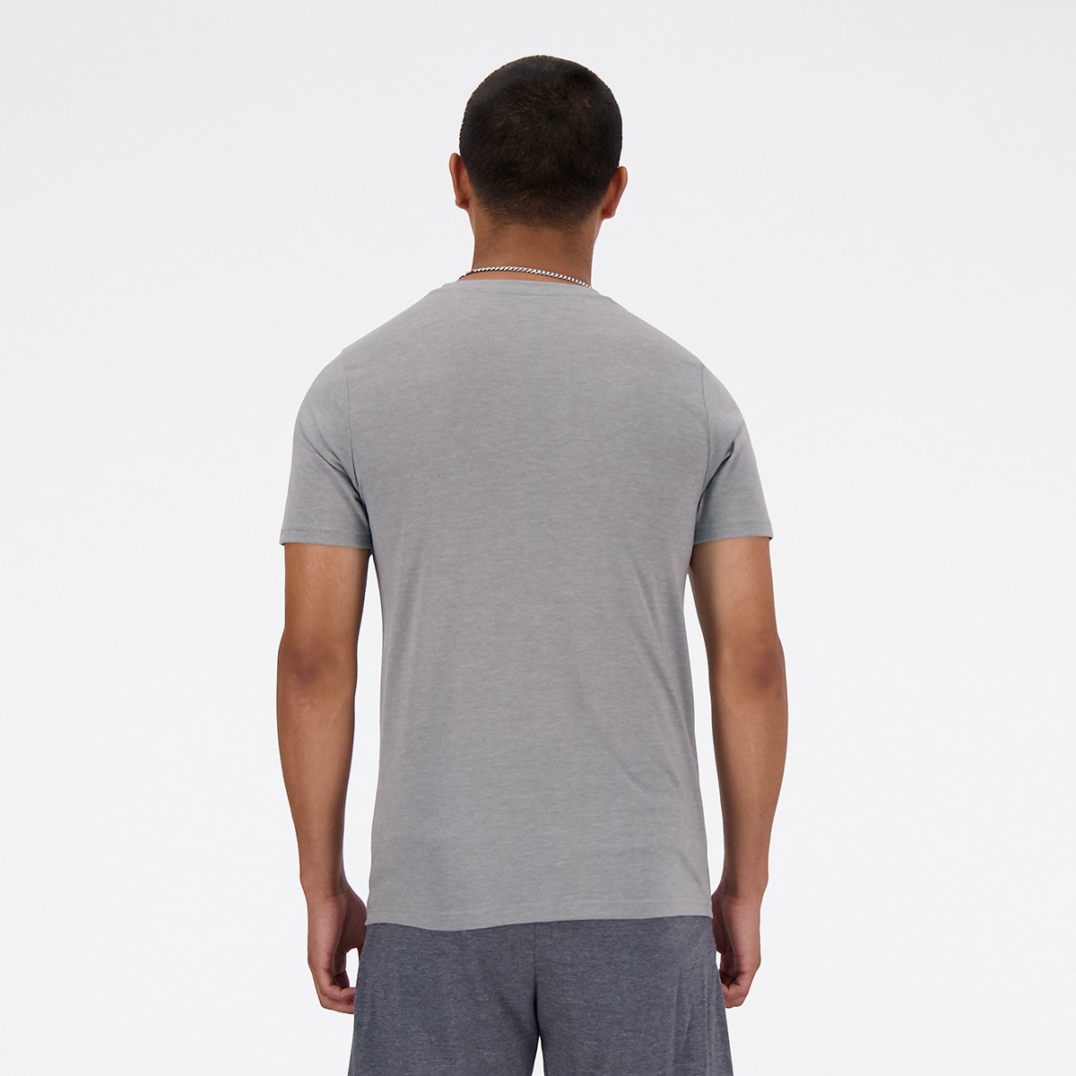 T-shirt de Homem MT41070AGT Cinzento médio-2
