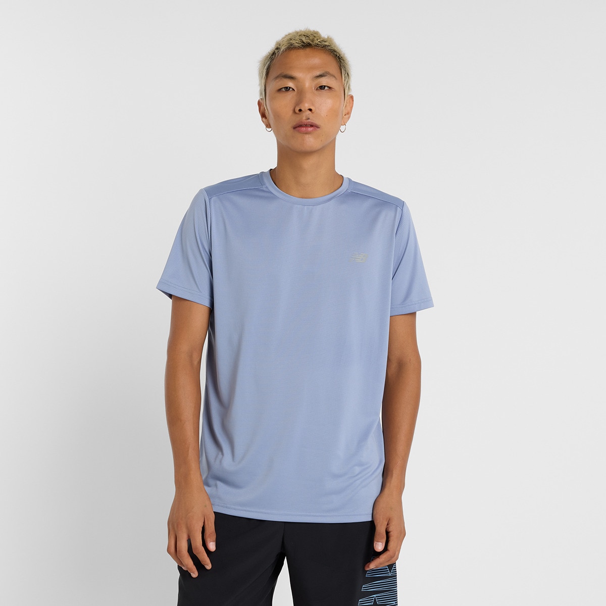 T-shirt de Homem MT41222DUS Azul-acinzentado-1