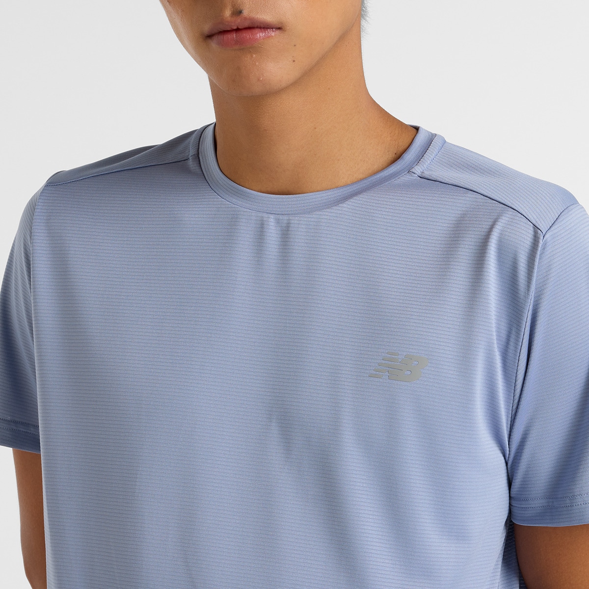 T-shirt de Homem MT41222DUS Azul-acinzentado-5