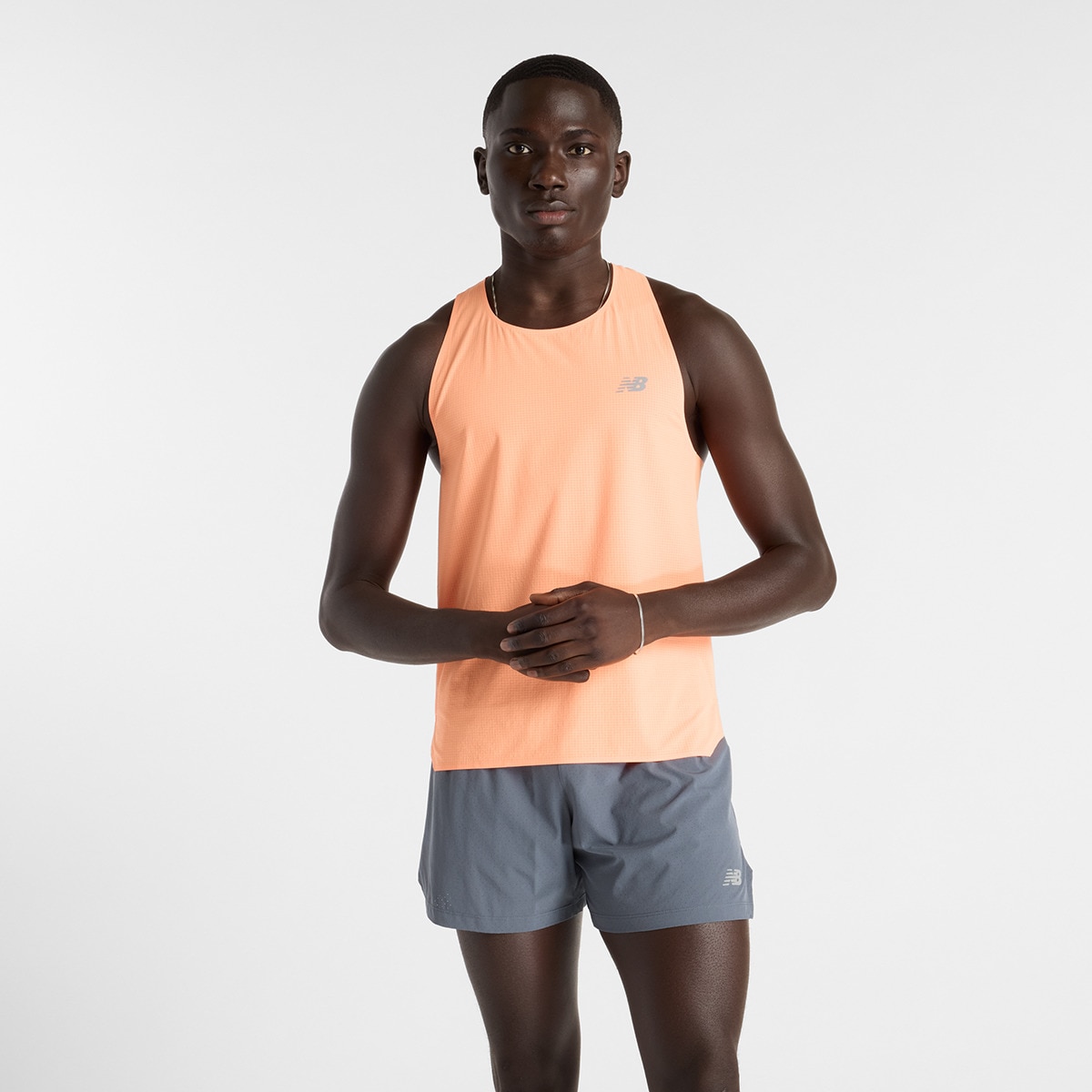 T-shirt de Homem MT51205HMO Laranja-claro-1