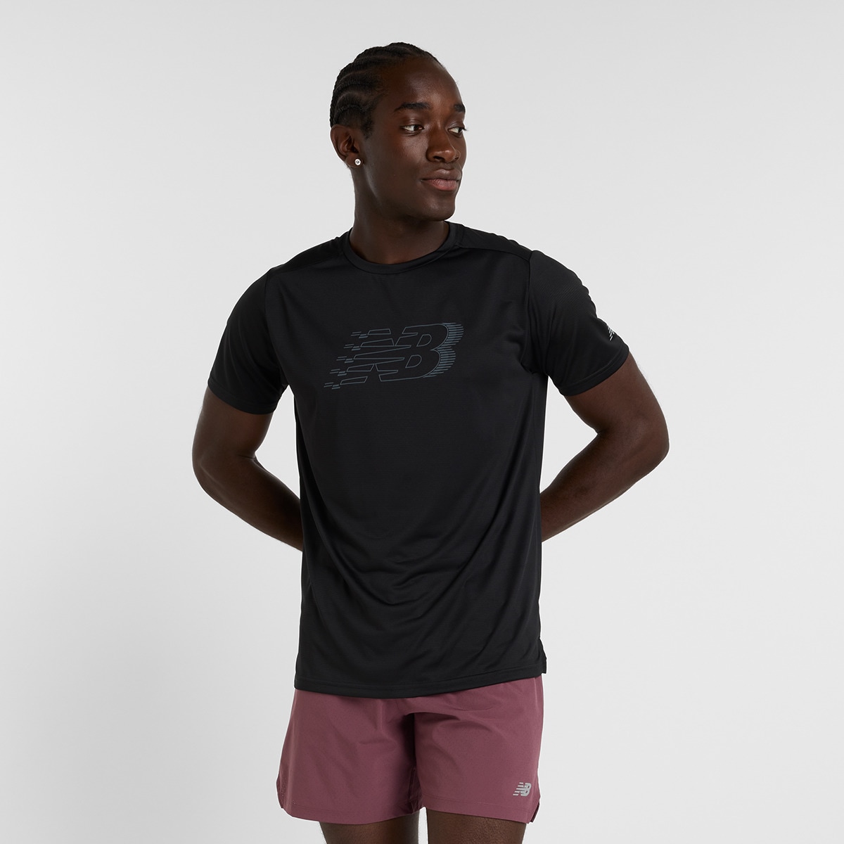 T-shirt de Homem MT51206BK Preto-1
