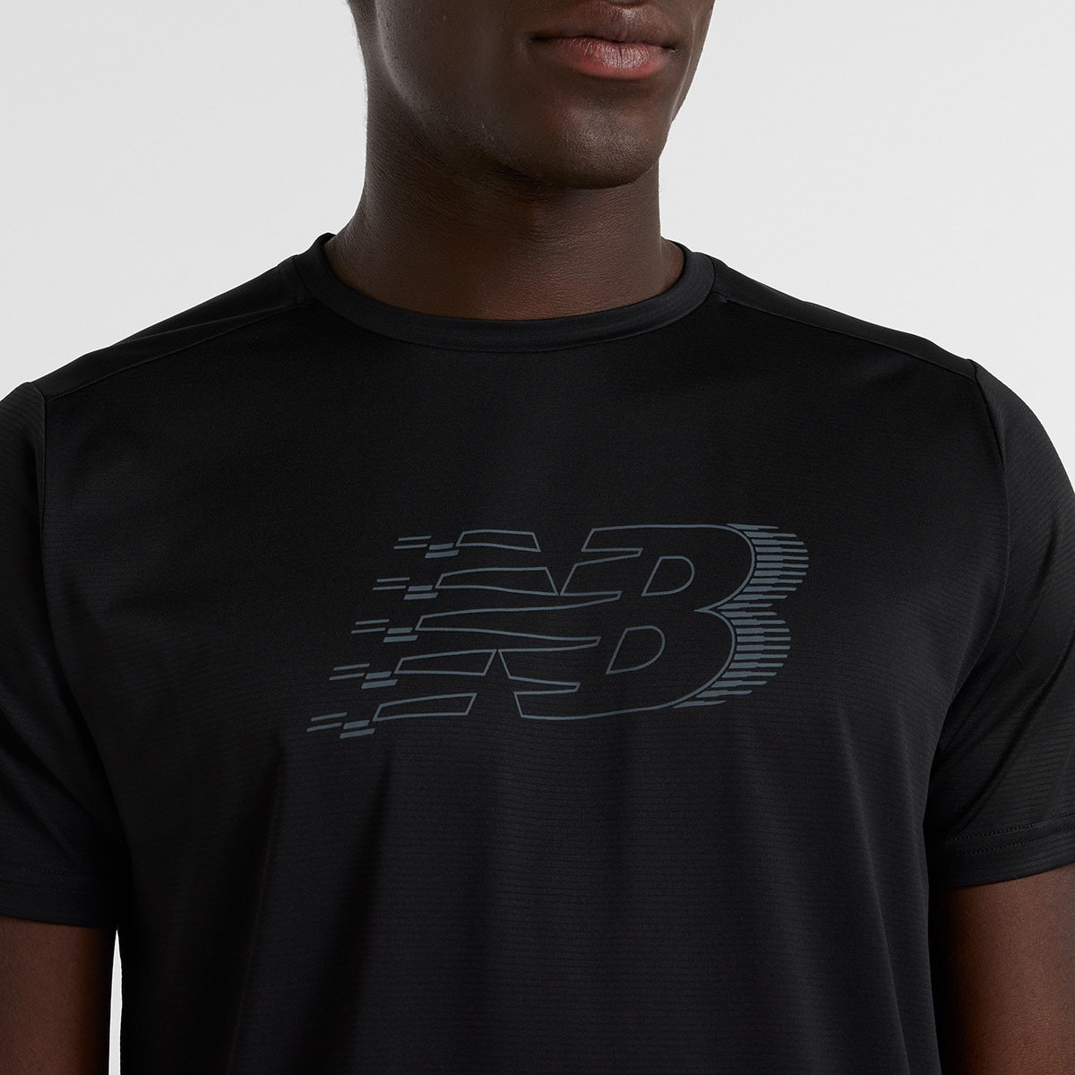T-shirt de Homem MT51206BK Preto-4