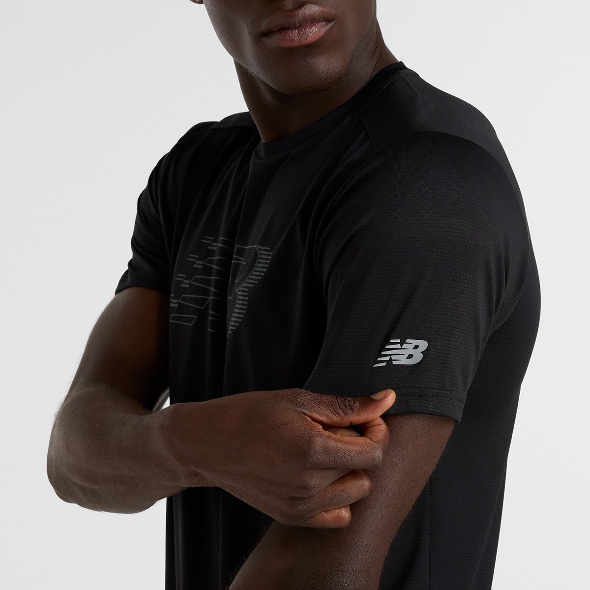 T-shirt de Homem MT51206BK Preto-5