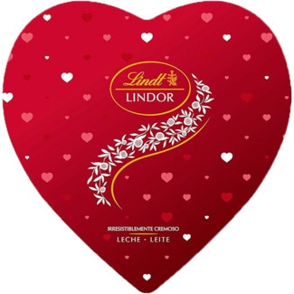 Bombons Coração Lindor de Leite embalagem 250 g - Lindt