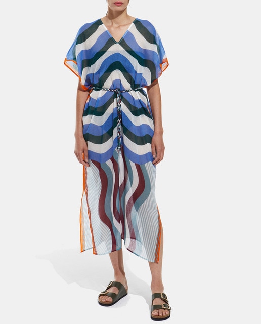 Imagen 0 de Kaftán Hydra Gamma azul y marrón