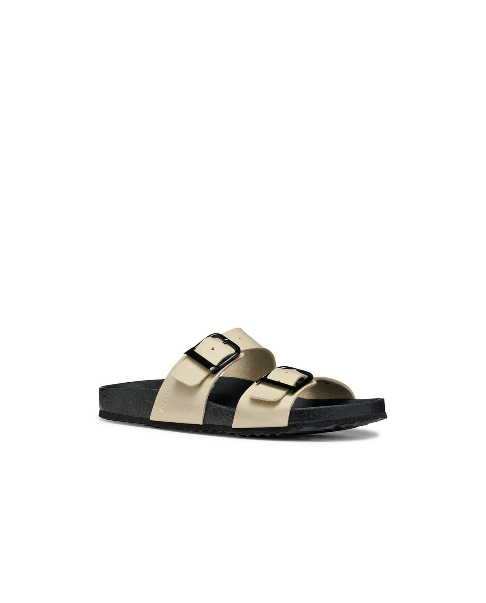 Sandália respirável com duas tiras Amarelo-3