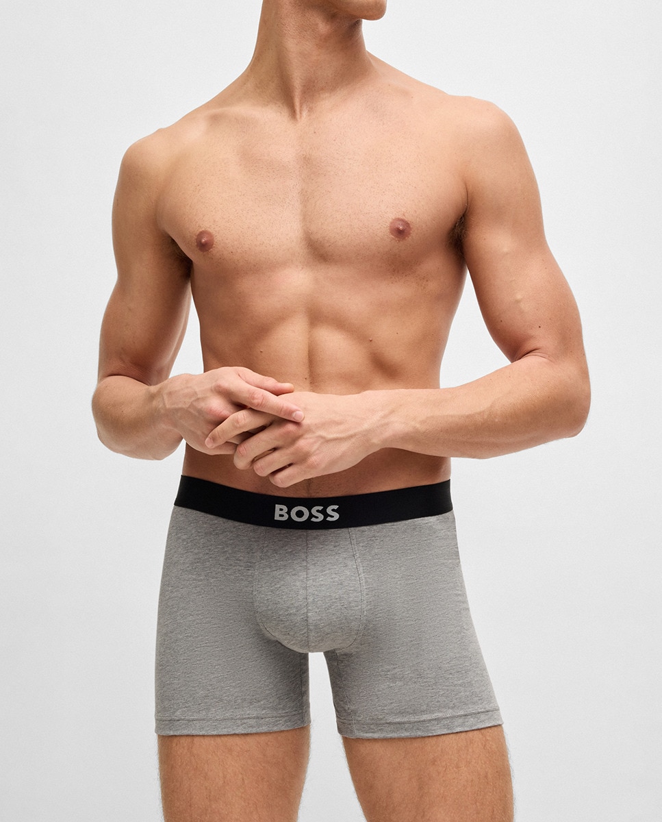 Pack de Três Boxers de Algodão Branco-6