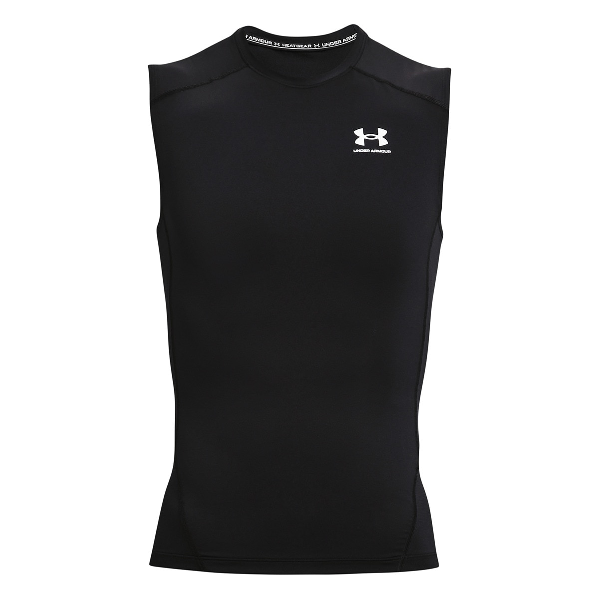T-shirt de homem HeatGear® Under Armour Preto / Branco-5