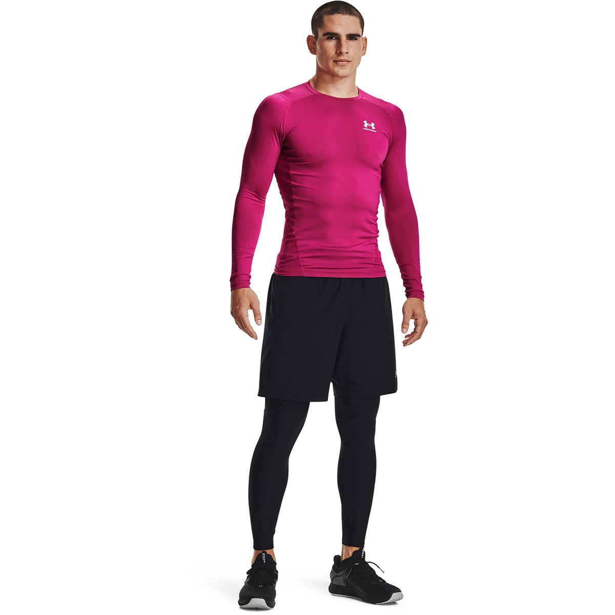 Leggings de homem HeatGear® Preto / Branco-4