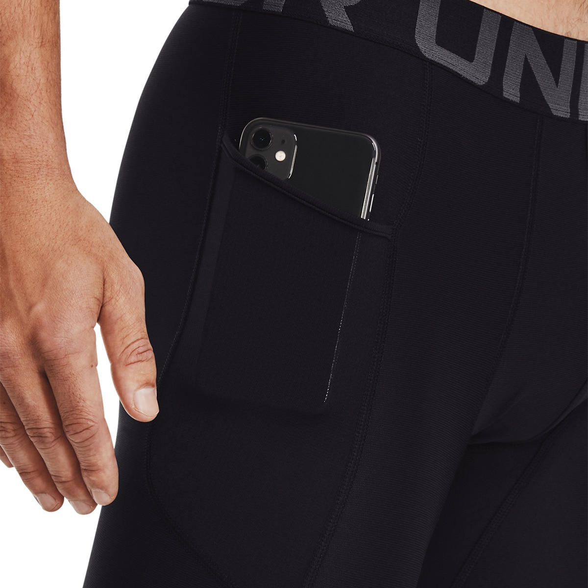 Leggings de homem HeatGear® Preto / Branco-3