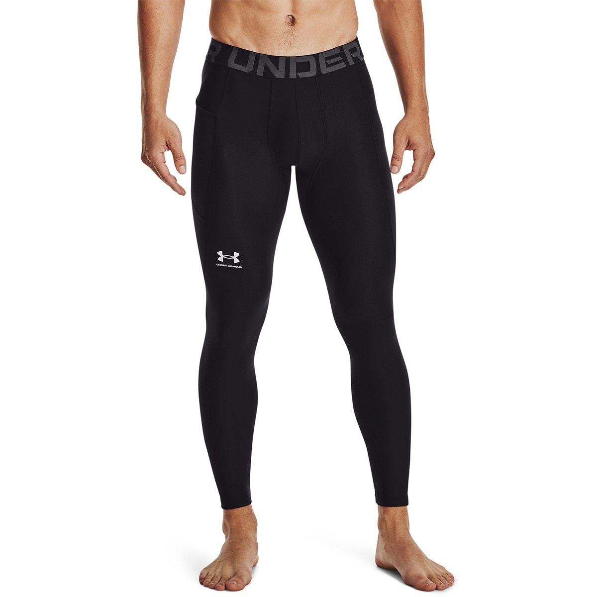 Leggings de homem HeatGear® Preto / Branco-1