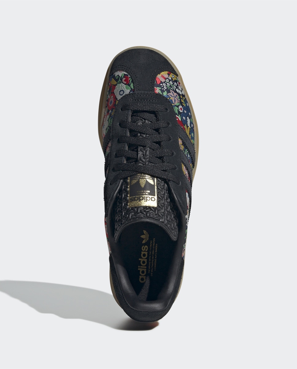 adidas gazelle silver green womens Adidas Mujer Gazelle Lo Pro Liberty London Black – Newcop main image 1