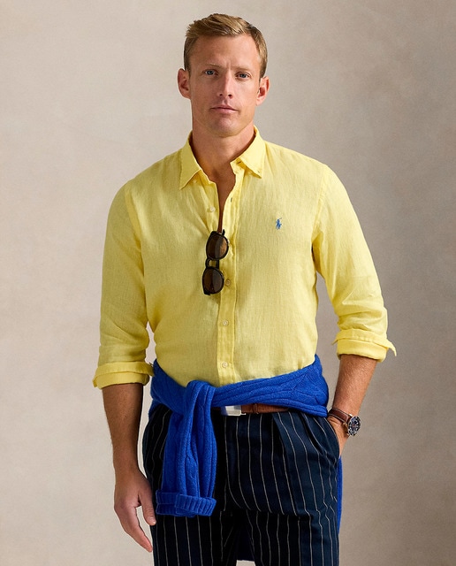 Imagem 0 de Camisa Regular Fit de Linho