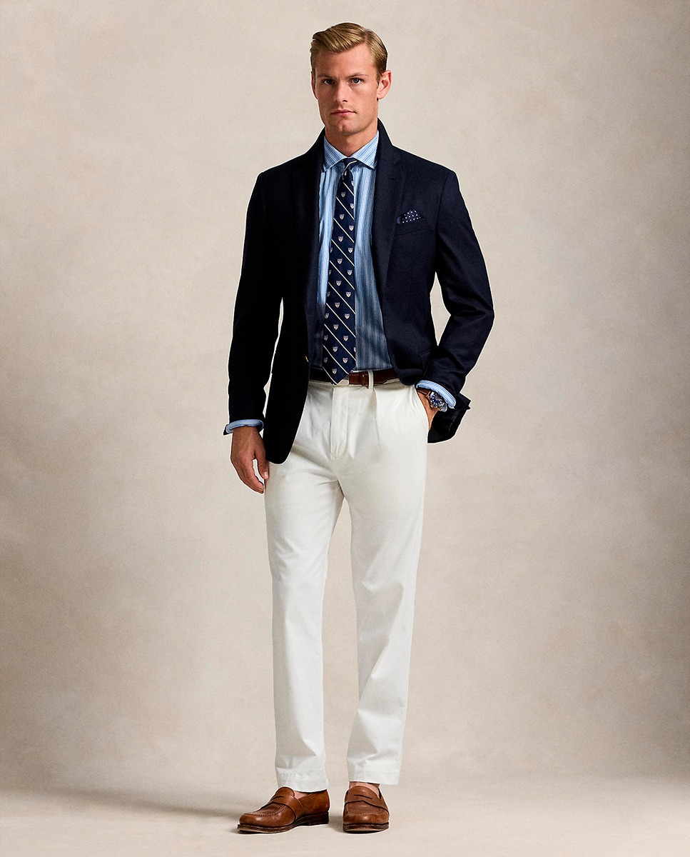 Camisa de Algodão Regular Fit Azul-claro-7