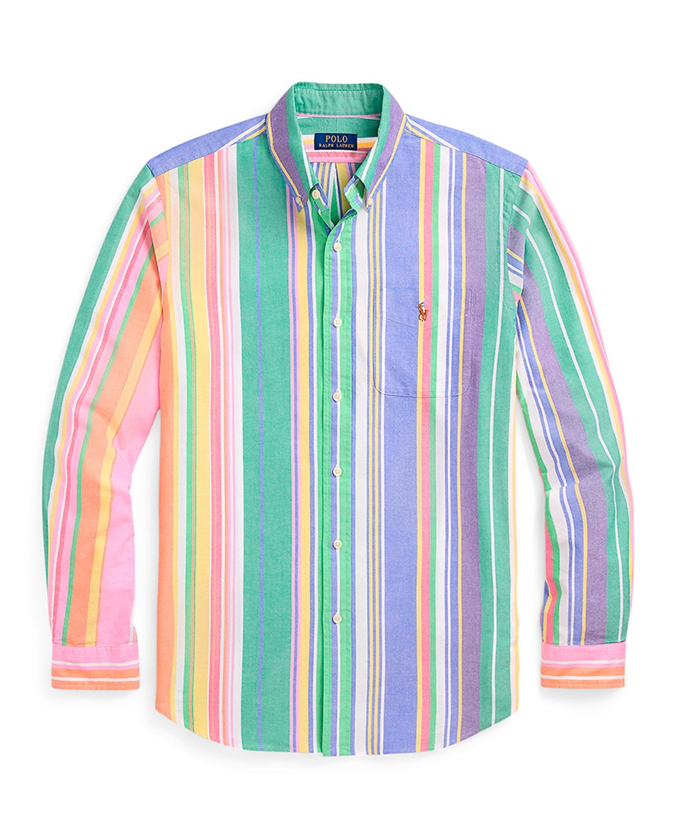 Camisa de Algodão Regular Fit Multicolor-6