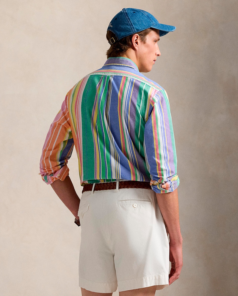 Camisa de Algodão Regular Fit Multicolor-3