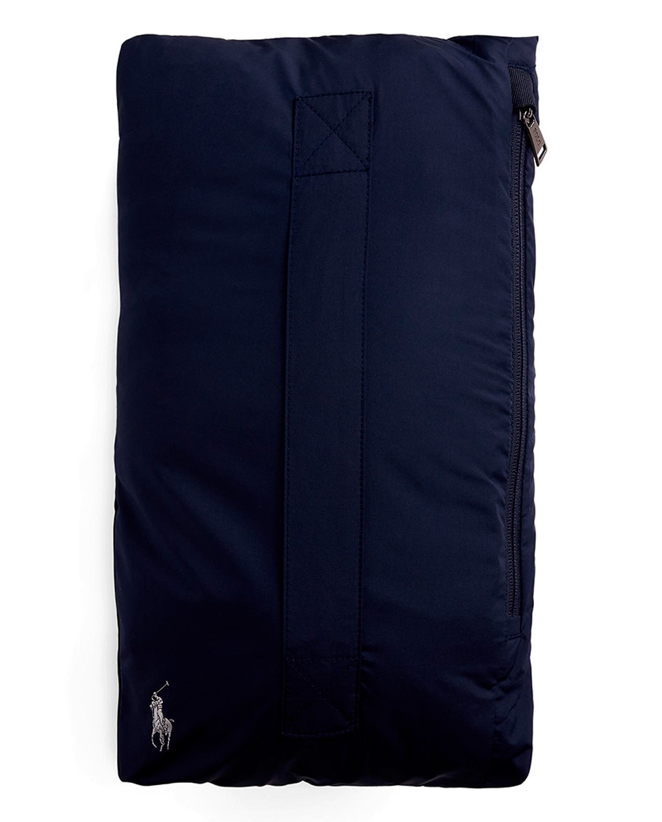Blusão Repelente à Água com Bolsos Azul-marinho-7