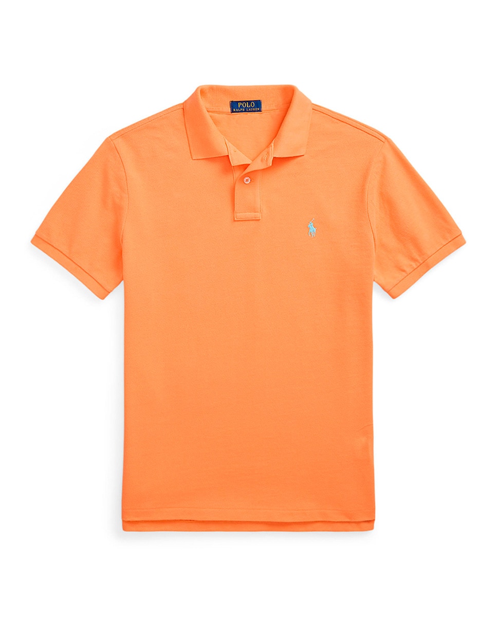 Polo Piqué Regular Fit Pêssego-6