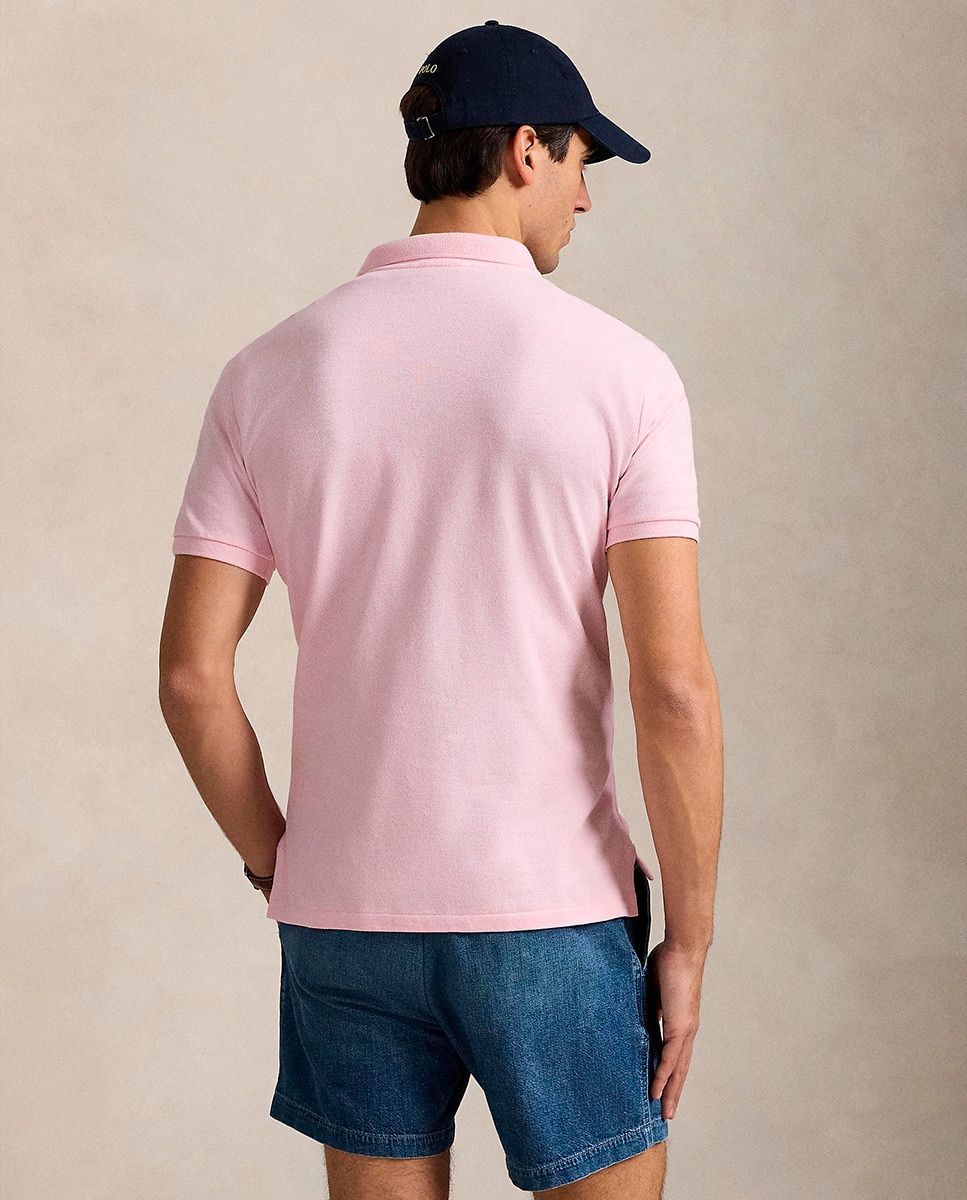 Polo Piqué Regular Fit Rosa-claro-3