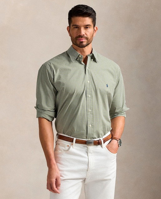 Imagem 0 de Camisa Classic Fit Tamanhos Grandes em Popelina