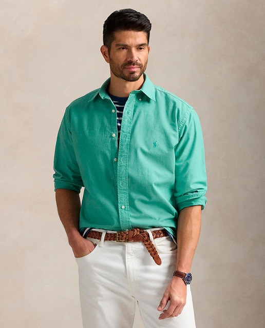 Imagem 0 de Camisa Oxford de Algodão Regular Fit