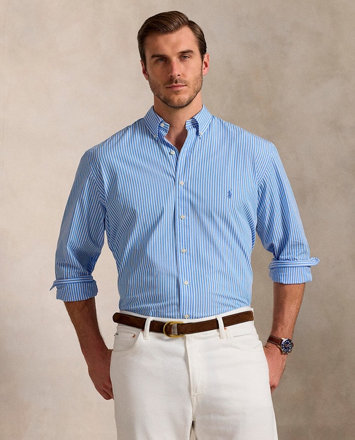 Imagem 0 de Camisa Classic Fit Tamanhos Grandes em Popelina