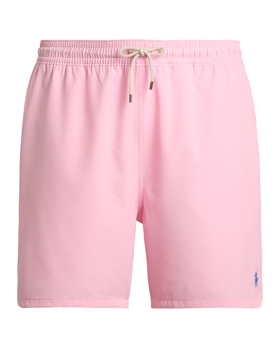 Calções de Banho com Cintura Ajustável Rosa-6